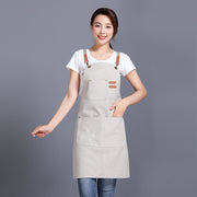 デニムエプロン ワークエプロン 男女兼用 厚手 キャンバス 無地 カフェ 保育士 料理 キッチン ガーデニング DIY シンプル