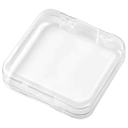アクセサリーケース 12個セット 収納ケース付 クリア 透明 薄型ケース 75mm 85mm ジュエリー ネイルチップ 小物入れ コレクション ディスプレイケース スクエア 整理整頓 携帯 持ち運び