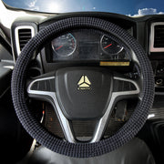 ハンドルカバー ステアリングカバー 車 トラック 大型 カー用品 内装 滑り止め グリップ おしゃれ スタイリッシュ 簡単装着