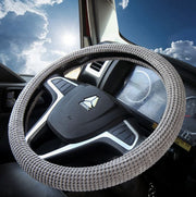 ハンドルカバー ステアリングカバー 車 トラック 大型 カー用品 内装 滑り止め グリップ おしゃれ スタイリッシュ 簡単装着