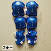 プロテクター 保護パッド 6点セット 子供用 キッズ 怪我防止 運動防具 メッシュ 手首 肘 膝 自転車 スケボー インラインスケート 一輪車 アウトドア 男の子 女の子
