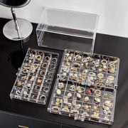 アクセサリーケース ジュエリーケース アクセサリーボックス ジュエリーボックス アクセサリー 収納 収納ケース 透明 クリア 大容量 リング ピアス イヤリング ジュエリー 小物入れ