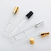 アトマイザー 詰め替え容器 スプレーボトル 香水ボトル 10ml 目盛り付き 携帯 透明 コンパクト 旅行 パフューム コロン 持ち運び