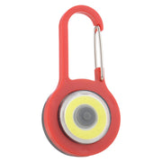 ハンディライト 電池式 キーホルダー カラビナ付き ミニサイズ 小さい 懐中電灯 LEDライト アウトドア キャンプ 防災 車中泊 便利 コンパクト レッド ブルー ブラック グレー 赤 青 黒