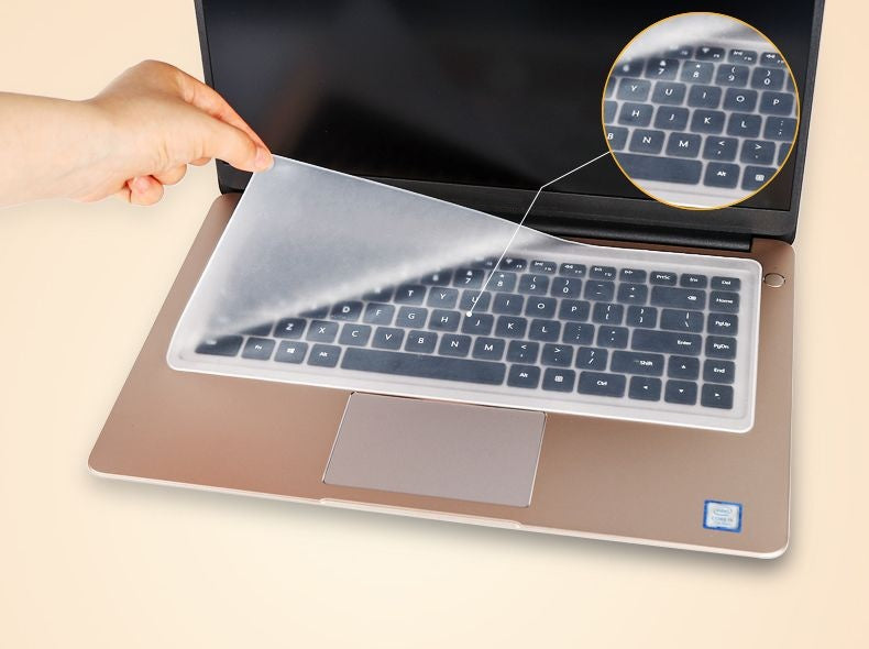 ノートパソコン用キーボードカバー 保護カバー シリコン 薄型 半透明 クリア 商品画像3