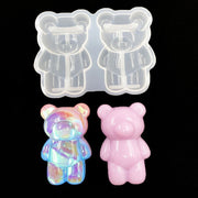 レジン型 シリコン型 製菓器具 製菓用品 調理器具 お菓子つくり お菓子作り ケーキ型 型取り クマ くま 動物 アニマル 立体 かわいい シリコン