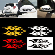 カーステッカー 車用ステッカー 車用シール ドレスアップ用品 ボディステッカー カー用品 カーアクセサリー 貼り付け 模様 火 炎 ボディシール 傷隠し へこみ隠し カーデコ かっこいい おしゃれ 黒 白 黄 赤 オーロラ キラキラ 青