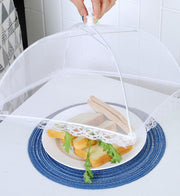 フードカバー 食卓カバー キッチン用品 作り置き 43cm フォーク スプーン ナイフ カトラリー キッチンパラソル 折りたたみ 収納 食卓傘 料理カバー 衛生的 便利 簡単