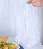 フードカバー 食卓カバー キッチン用品 作り置き 43cm フォーク スプーン ナイフ カトラリー キッチンパラソル 折りたたみ 収納 食卓傘 料理カバー 衛生的 便利 簡単