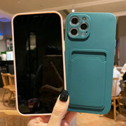 iPhoneケース iPhoneカバー スマホケース スマホカバー カードホルダー付き 背面保護 傷予防 傷防止 iPhoneX XS XR XSMAX 7Plus 8Plus iPhon11 11Pro 11ProMax iPhone12 12Pro 12ProMax 12mini iPhone13 13Pro 13ProMax 13mini 保護カバー 携帯ケース アイフォンカバー スマートフォンカバー シンプル