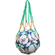 ボールネット ボールバッグ ボール入れ 収納 球 サッカー バスケット バレー フットサル ドッジボール 球技 網袋 手提げ 持ち運び 持ち歩き 落下防止 バイカラー