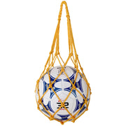 ボールネット ボールバッグ ボール入れ 収納 球 サッカー バスケット バレー フットサル ドッジボール 球技 網袋 手提げ 持ち運び 持ち歩き 落下防止 バイカラー