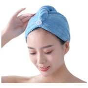 タオルキャップ ヘアキャップ ヘアドライタオル ヘアターバン レディース コーラルフリース 吸水 速乾 厚手 ふわふわ 柔らかい