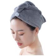タオルキャップ ヘアキャップ ヘアドライタオル ヘアターバン レディース コーラルフリース 吸水 速乾 厚手 ふわふわ 柔らかい