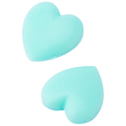 メガネストッパー 4個セット 2ペア 眼鏡用品 ハート ピンク ブラック ホワイト かわいい 滑り止め 落下防止