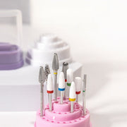 ネイルドリルビットホルダー zak-41648 ネイルアート ネイルケア ケアグッズ用品 ホルダー 収納 お手入れ 爪 ジェルネイル ケース