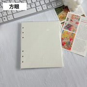リフィル バインダー ファイル システム手帳 手帳 A6 6穴 文具 文房具 メモ帳 メモパッド ノート 方眼 無地 コンパクトサイズ コンパクト