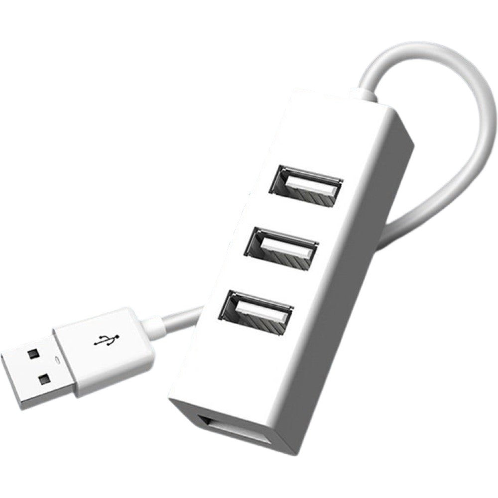 USBハブ USB2.0 HUB 15cmケーブル 60cmケーブル 4ポート パソコン 携帯 データ転送 リチウム 外付け ドッキング ホワイト 便利