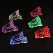 ネイルクリップ 5個セット フォームチップ 固定用 固定クリップ ポリジェル 長さ出し ズレ防止 ネイルチップ セルフネイル ネイルツール