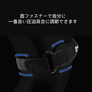 膝サポーター 膝蓋骨サポーター 単品 男女兼用 メンズ レディース 大人 膝固定 保護 サポート スポーツ 運動 歩行補助