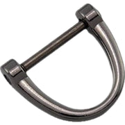 Dカン 23mm 同色2個セット 手芸用品 手作り ハンドメイド D環 Dリング ねじ式 ネジ式 金属製 シャックルキーホルダー キーリング バッグ ポシェット カバン 鞄 鍵 スマートキー シルバーカラー ゴールドカラー メタル シンプル カスタマイズ