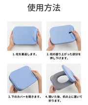 枕 うつ伏せ枕 お昼寝枕 マクラ ピロー 折りたたみ式 U字型 穴あき 昼寝 仮眠 机 デスク オフィス 旅行 持ち運び シンプル 青 ピンク