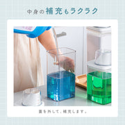 ランドリーボトル 詰め替えボトル 1100ml 洗濯洗剤 柔軟剤 粉洗剤 計量 容器 ケース 洗剤ボトル 詰め替え用 ディスペンサー シンプル スタイリッシュ ランドリー用品 洗濯用品