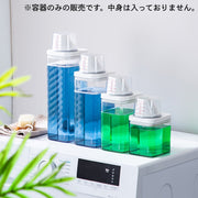 ランドリーボトル 詰め替えボトル 1500ml 洗濯洗剤 柔軟剤 粉洗剤 計量 容器 ケース 洗剤ボトル 詰め替え用 ディスペンサー シンプル スタイリッシュ ランドリー用品 洗濯用品