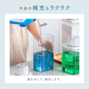 ランドリーボトル 詰め替えボトル 700ml 洗濯洗剤 柔軟剤 粉洗剤 計量 容器 ケース 洗剤ボトル 詰め替え用 ディスペンサー シンプル スタイリッシュ ランドリー用品 洗濯用品