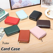 カードケース ジャバラ式 カードホルダー カード入れ お札入れ 小銭入れ ミニ財布 ファスナー レザー調 レディース メンズ 男女兼用 ユニセックス 11枚収納 コンパクト 贈り物 ギフト プレゼント 母の日 父の日 誕生日