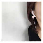 イヤホンストラップ イヤホンチェーン ワイヤレスイヤホン用 ネックストラップ AirPods エアーポッズ イヤホンホルダー 落下防止 紛失防止 花 フラワー 宇宙飛行士 首掛け 可愛い おしゃれ 通勤 通学 イヤホンアクセサリー