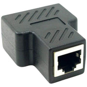 LANケーブルコネクタ パソコン周辺機器 PCケーブル 延長コネクタ RJ45 中継 2分岐 二股 プラグ メス カラフル カラバリ豊富