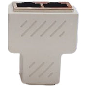 LANケーブルコネクタ パソコン周辺機器 PCケーブル 延長コネクタ RJ45 中継 2分岐 二股 プラグ メス カラフル カラバリ豊富