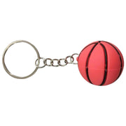 キーホルダー ボール 単品 1個 キーリング サッカー バスケット テニス バレー ラグビー スポーツ 球技 運動部 部活動 クラブ チーム おしゃれ かわいい お揃い ギフト プレゼント 贈り物