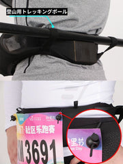 ランニングポーチ ウエストポーチ 男女兼用 揺れない 軽量 大容量 収納 ペットボトル スマホ スポーツ アウトドア ジョギング