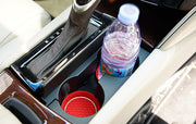 ドリンクホルダー用コースター 2個セット カップホルダー コースター 車用 滑り止め 滑りにくい デコレーション ラインストーン キラキラ ソフト やわらかい カー用品 車用アクセサリー