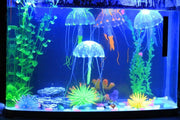水槽レイアウト 人工クラゲ シリコン製 アクアリウム デコレーション 水槽 水槽内アクセサリー 水槽装飾 鑑賞 オブジェ オーナメント 飾り くらげ