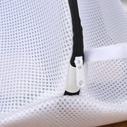 洗濯ネット 靴用洗濯ネット シューズ用洗濯ネット ランドリーネット 洗濯用品 型崩れ防止 立体 ランドリー用品 単品 ファスナー シンプル 無地 靴洗い 靴乾燥 衣類洗濯 下着洗濯 便利グッズ 黒 白 灰