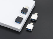 type-c to USB2.0 microUSB to USB2.0 変換アダプター 変換コネクター データ移行 転送 バックアップ 充電ケーブル スマートフォン スマホ 携帯 タブレット コンパクト 持ち運び