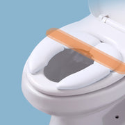 補助便座 子ども便座 子供便座 育児用品 育児雑貨 トイレ雑貨 トイレ用品 トイレ補助 トイレトレーニング 生活雑貨 折り畳み式 クッション素材 防滑 無地 ホワイト シンプル 持ち運び便利 旅行 お出かけ