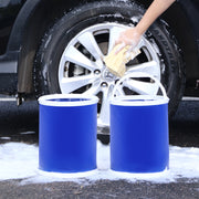 折りたたみバケツ 9L 11L 13L 洗い桶 水汲み 掃除用品 オックスフォード シンプル 釣り 洗車 キャンプ アウトドア 大容量 コンパクト 収納 防水