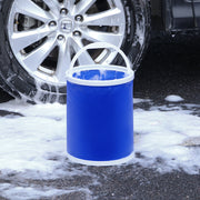 折りたたみバケツ 9L 11L 13L 洗い桶 水汲み 掃除用品 オックスフォード シンプル 釣り 洗車 キャンプ アウトドア 大容量 コンパクト 収納 防水