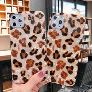 iPhoneケース iPhoneカバー スマホケース スマホカバー 背面保護 傷予防 傷防止 ヒョウ柄 ラメ入り かわいい おしゃれ TPU アイフォン スマートフォン