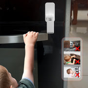 チャイルドロック ドアロック ベビー ベビーロック 扉 ドア 鍵 カギ 冷蔵庫 棚 引出し 赤ちゃん 子供 いたずら防止 けが防止 ペット 脱走防止 猫 ネコ ホワイト 白 シンプル トイレ キッチン 引き出し 寝室