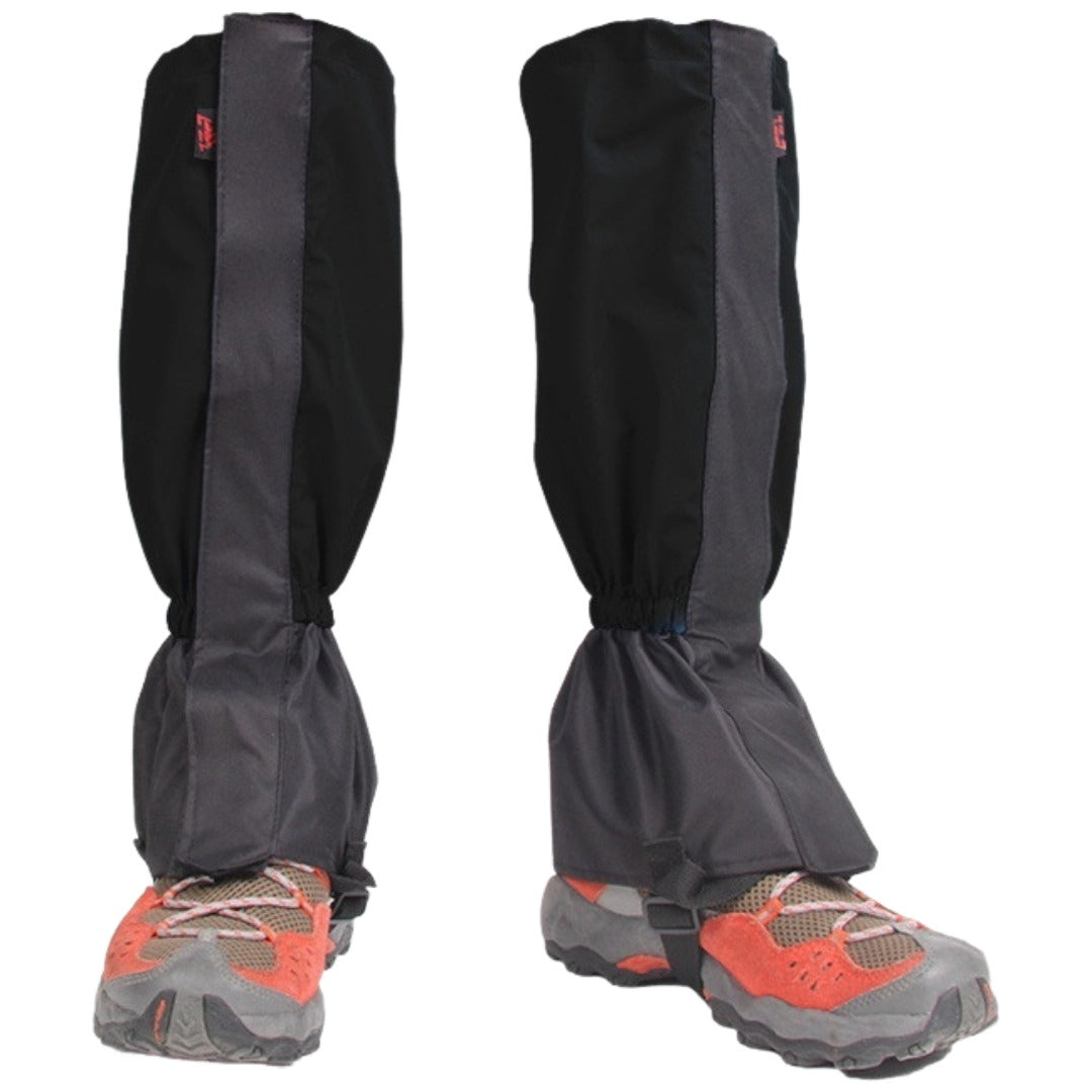 ゲイター 登山 1ペア アウトドア レッグカバー ロングスパッツ ロングゲイター トレッキング マジック テープ 泥 雨 雪 対策 レギンス 撥水 防水 カラバリ豊富 おしゃれ レディース メンズ 女性 男性 大人