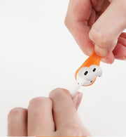 イヤーピース 片耳用 イヤホンカバー イヤーチップ AirPods エアポッズ 第1世代 第2世代 Pro Pro第2世代 単品 シリコン コンパクト フィット 滑り止め 白 黒