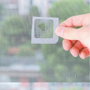 網戸補修シート 6枚セット DIY 便利グッズ メッシュ 補修シール 粘着シート テープ 破れ補修 網戸修理 貼るだけ 簡単 フリーカット 修繕 編み戸 虫 侵入防止 虫対策