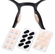 鼻パッド 2シートセット 眼鏡小物 メガネ用 ズレ防止 ノーズパッド シール 貼るだけ簡単 スポンジ 柔らかい ソフト 跡がつきにくい ずり落ち防止