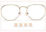 鼻パッド 2シートセット 眼鏡小物 メガネ用 ズレ防止 ノーズパッド シール 貼るだけ簡単 スポンジ 柔らかい ソフト 跡がつきにくい ずり落ち防止