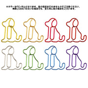 クリップ 20個セット 文房具 ステーショナリー 事務用品 雑貨 犬 イヌ カラフル かわいい おしゃれ